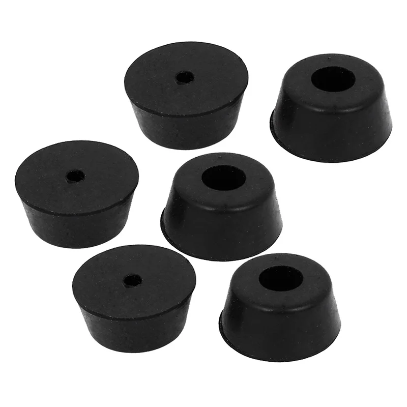 

Furniture Non-slip Tapered Rubber Feet Washer 22mm x 10mm 12 Pcs