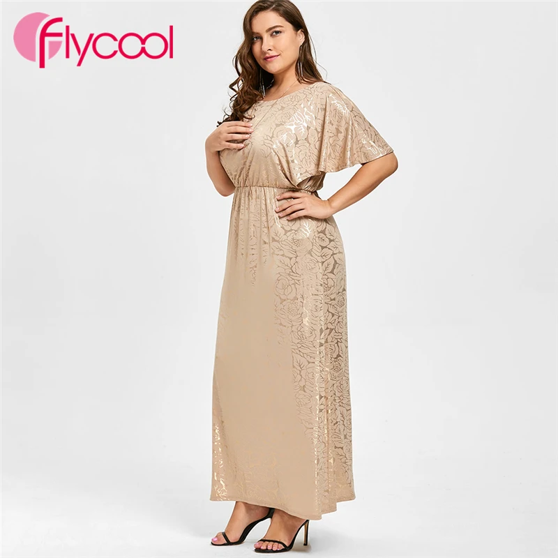 Flycool/Новинка 2019 года летнее женское платье с круглым вырезом повседневное
