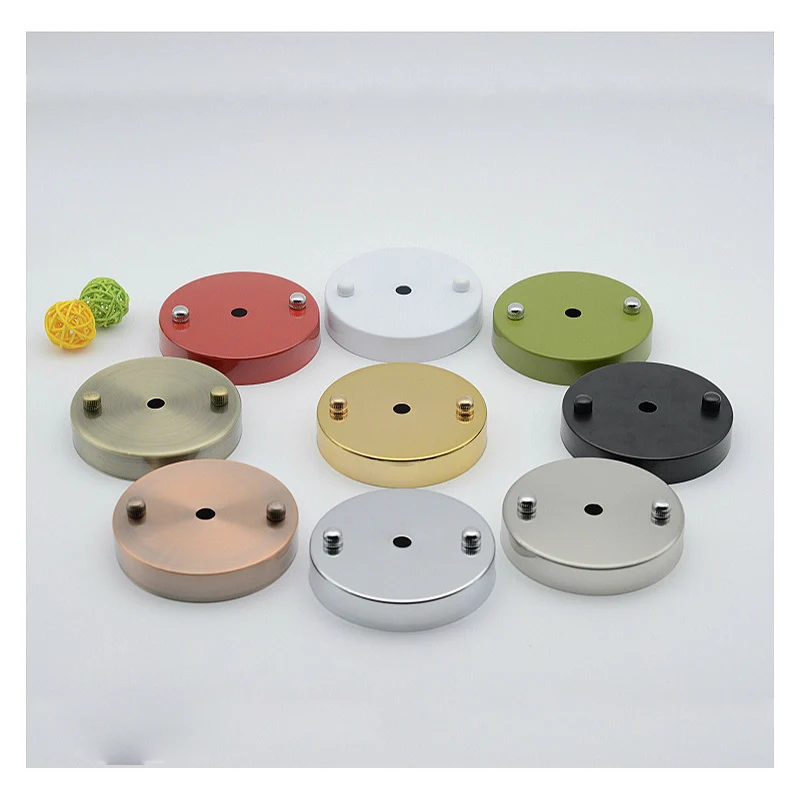 Из 2 предметов цоколь лампы античный Винтаж Потолочная пластина металлический