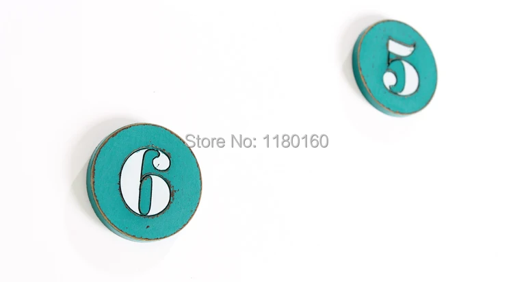 Diy идиллической старый ретро fun имитация дерева настенные часы Краткое числа