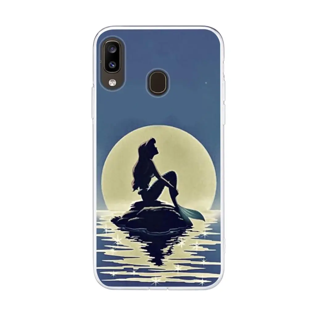 Чехол для телефона с цветочным узором Samsung Galaxy A90 A70 A50 A40 A30 A20 A10 прозрачный