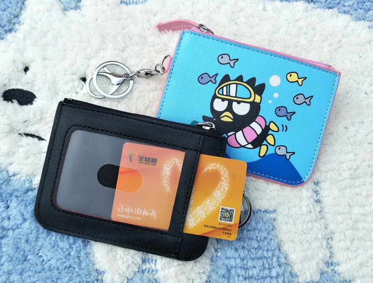 Sanrio ID Card Holder чехол мультфильм автобус банк чехол для кредитной карты прозрачный PU для студентов детей женщин портмоне 1 шт случайный отправить
