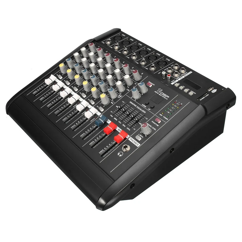 ELM профессиональный караоке аудио Смешивания Смесителя консоли микрофон