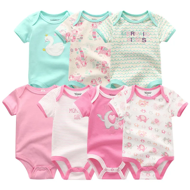Боди для новорожденных happy baby clothes 7Pcs / комплект боди новорожденный девочка бодик для детей платье боди для новорожденныхОдежда для мальчиков christmas bodysuits modis 3-12m бодик для новорождённого - Цвет: Q7030