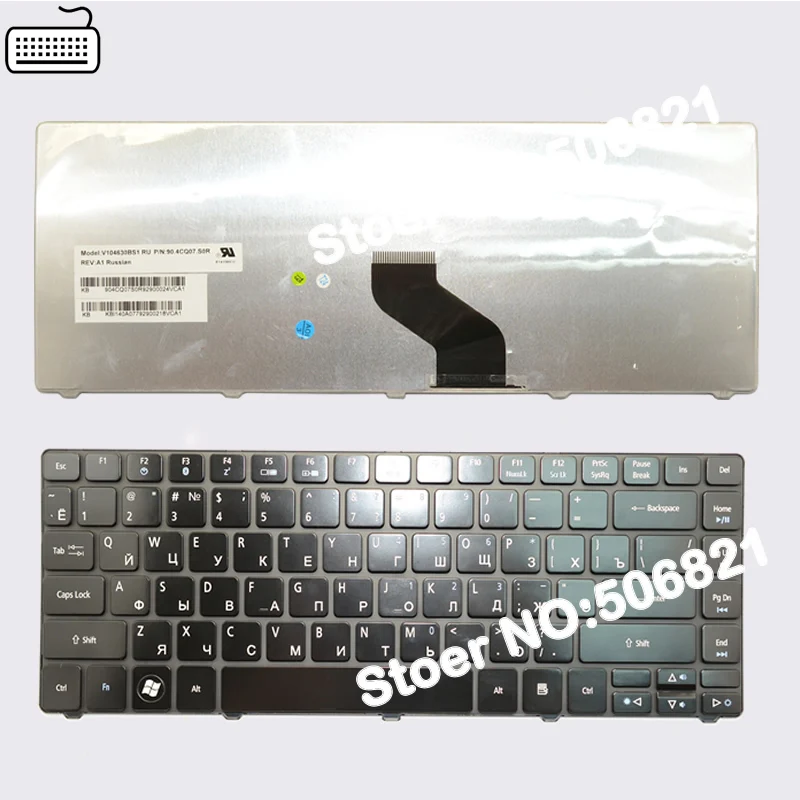 Русская клавиатура JIGU для Acer Aspire 4235 4240 4251 4410 4410t 4551 4551G 4552 4552G 4553 4535 4535Z 4540 4625 RU|keyboard for