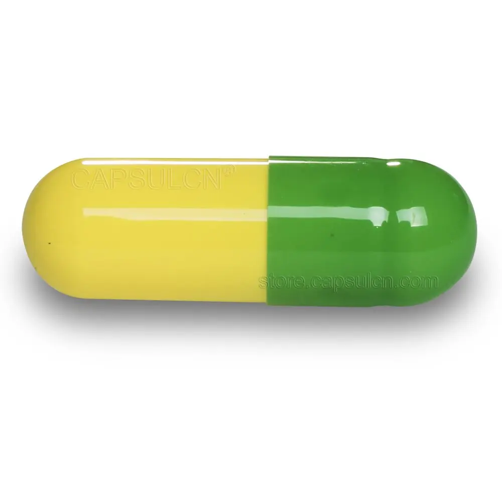 Пустые желатиновые капсулы 0 # Медицинские разделенные или Соединенные цвет