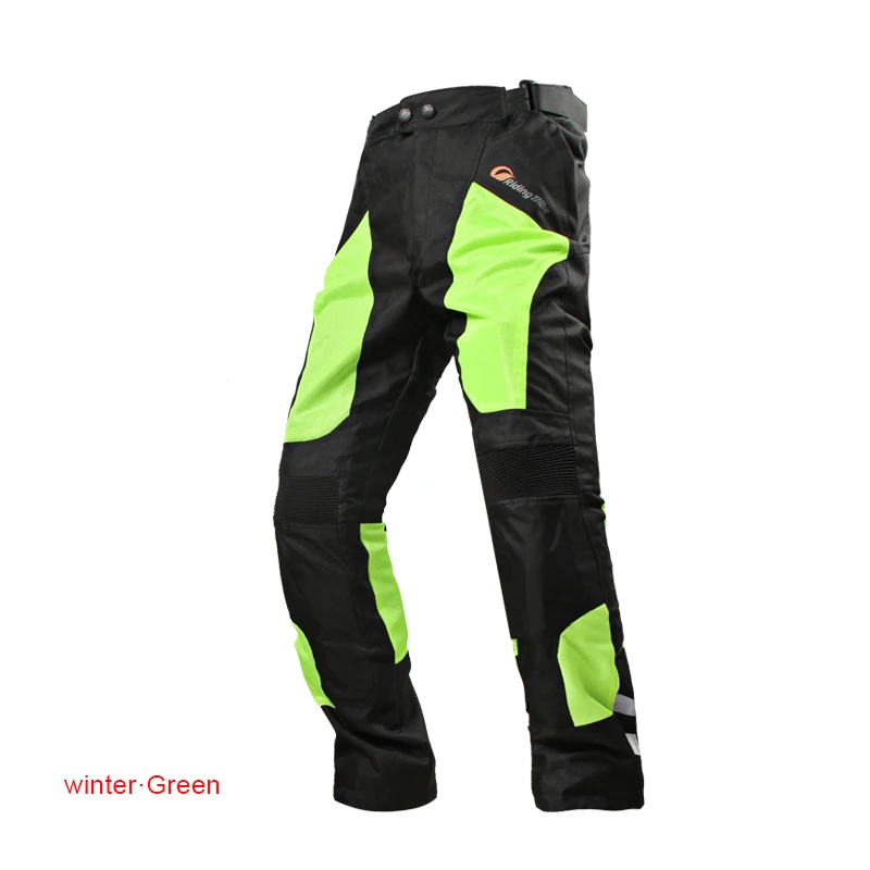 Green Мотоботы зимние теплые для мужчин мотобрюки Мотокросс мотобрюки Moto Racing непромокаемая подкладка езда племя бренд SWX12W - Цвет: Green