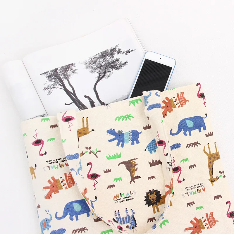 Хлопковая Холщовая Сумка для шоппинга сумка переноски через плечо многоразовая