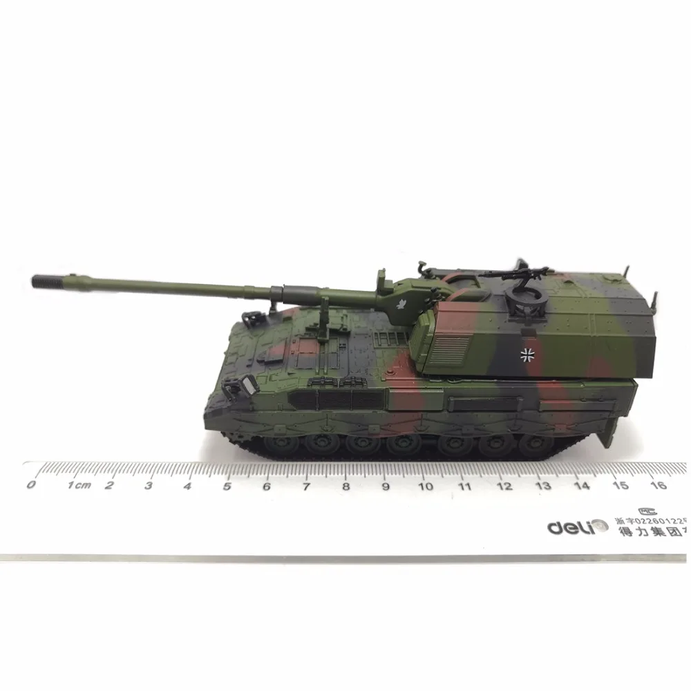 1: 72 Масштаб литой под давлением металлический военный танк модели Panzer Haubitze PzH-2000 самоходная артерия литой армейский Танк модель игрушки