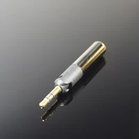 hifi sen518 558 598 hifi copper plug 24k gold plated 2 5mm plug 3 pole repair headphone plug cable audio adapter diy connectors