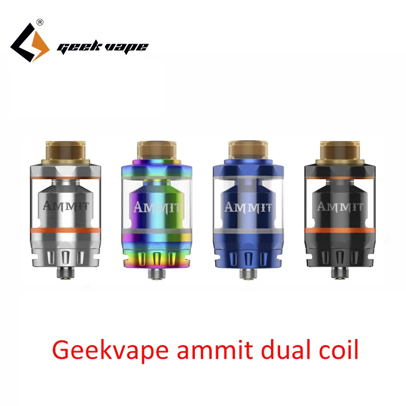 Geekvape Ammit двойной катушки RTA танк электронная сигарета атомайзер Поддержка как так