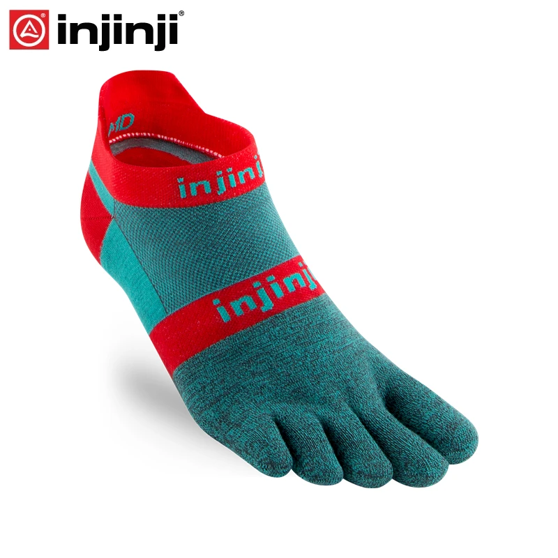 Injinji Toe socks беговые легкие без шоу носки для бега с пятью пальцами мужские