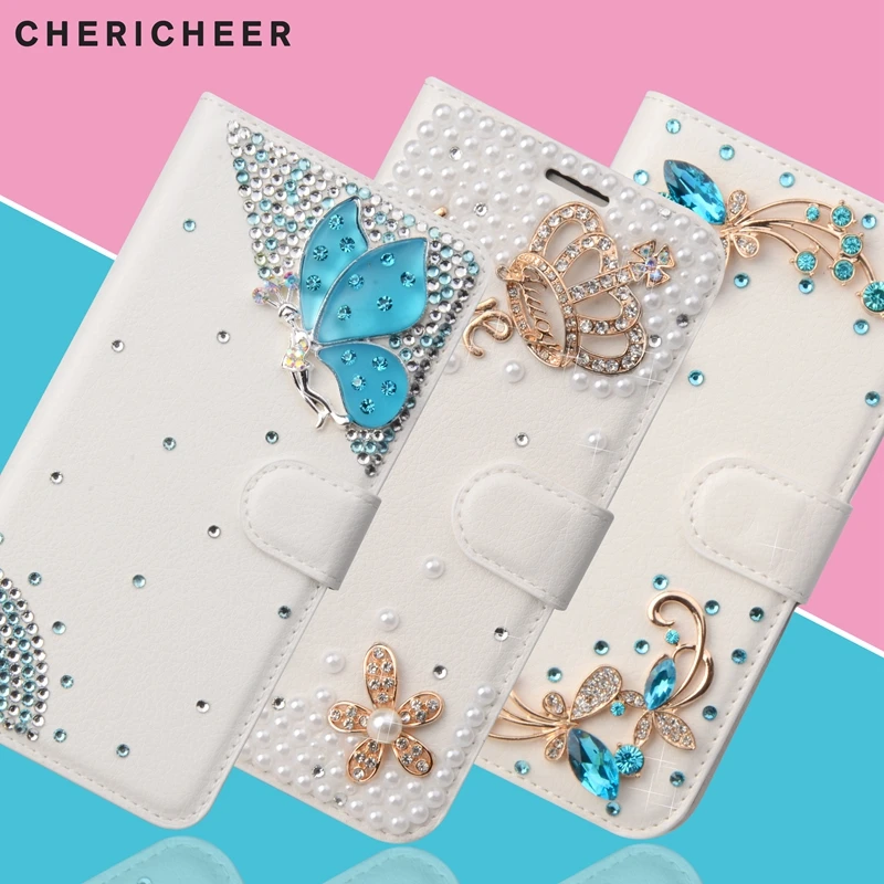 Чехол для Blackview P2 кожаный чехол кошелек с бриллиантами и откидной крышкой