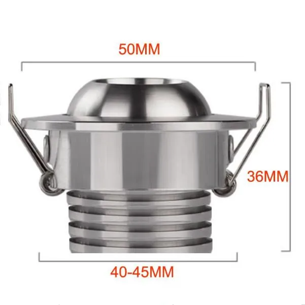 12 шт./лот 3 Вт под шкафом точечное освещение мини светодиодные светильники