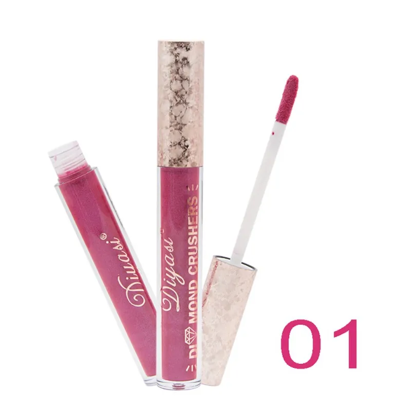 Сексуальные Металлические цвета матовая губная помада водостойкая материя