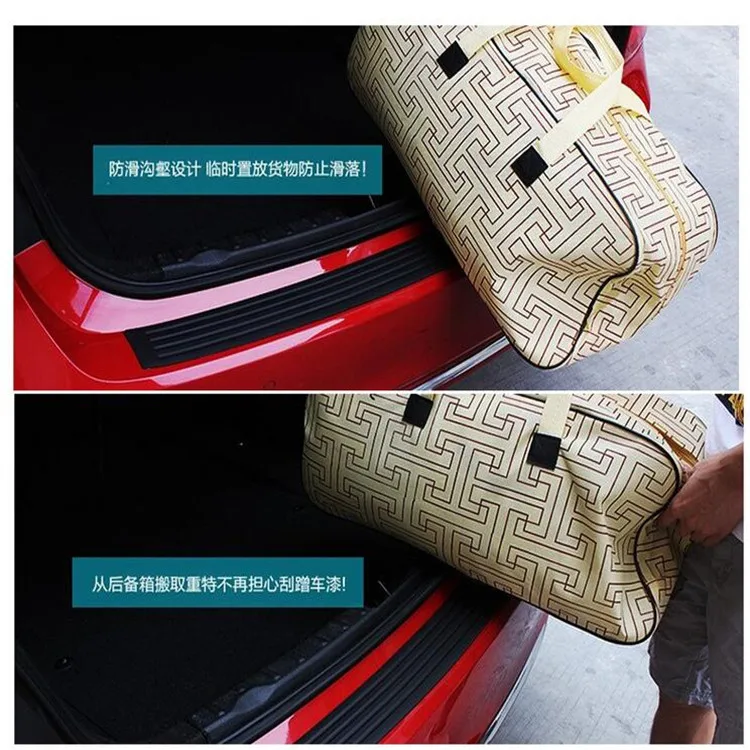 Car-Styling Rear Bumper pad Protector Car Trim Cover for Nissan TEANA SYLPHY X-TRAIL QASHQAI SUNNY Tiida accessories | Автомобили и