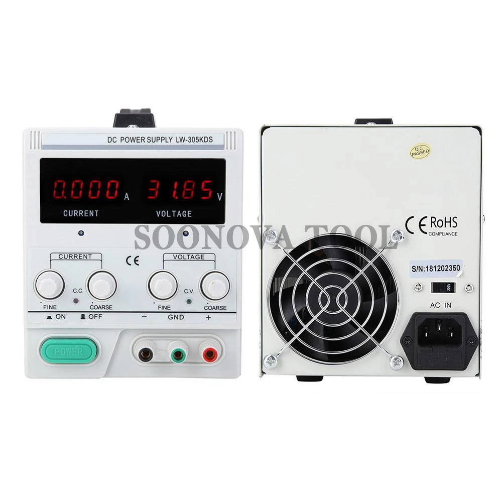 LW Регулируемый цифровой дисплей постоянного тока регулятор напряжения тестер