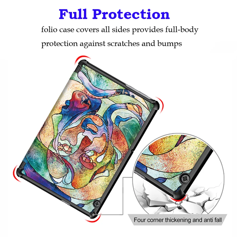 Ultra Slim магнит чехол для huawei MediaPad T5 10 AGS2 W09 L09 L03 W19 1 &quotTablet Стенд защитный + пленка