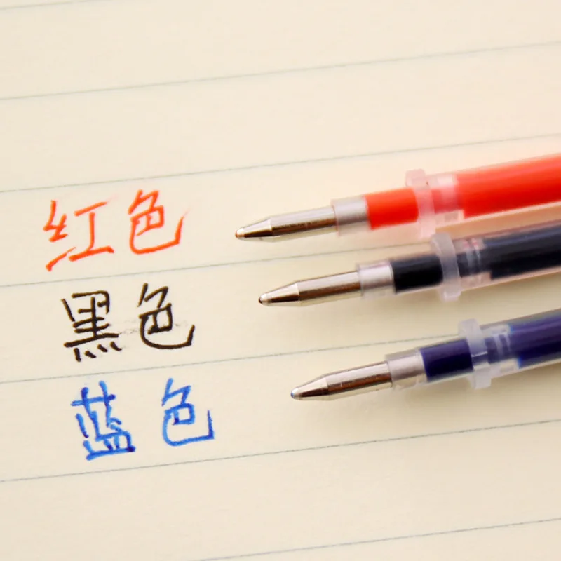 25 шт./лот гелевая ручка с нейтральными чернилами хорошее качество сменные черные