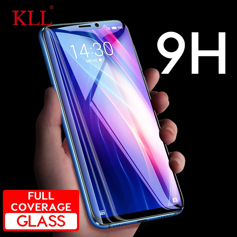 9H полное покрытие закаленное стекло для Meizu X8 V8 Pro 7 Plus Защитная пленка экрана M6 M5 M3