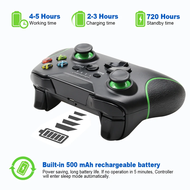 2 4G беспроводной контроллер Джойстик для Xbox One консоль управления ПК Android телефона