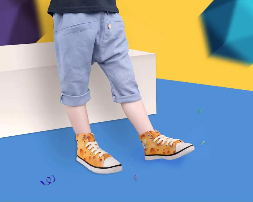 

HYCOOL Kids Running Shoes Cartoon Sport Shoes For Boys Athletic Training Sneaker Casual Outdoor Walking Flats