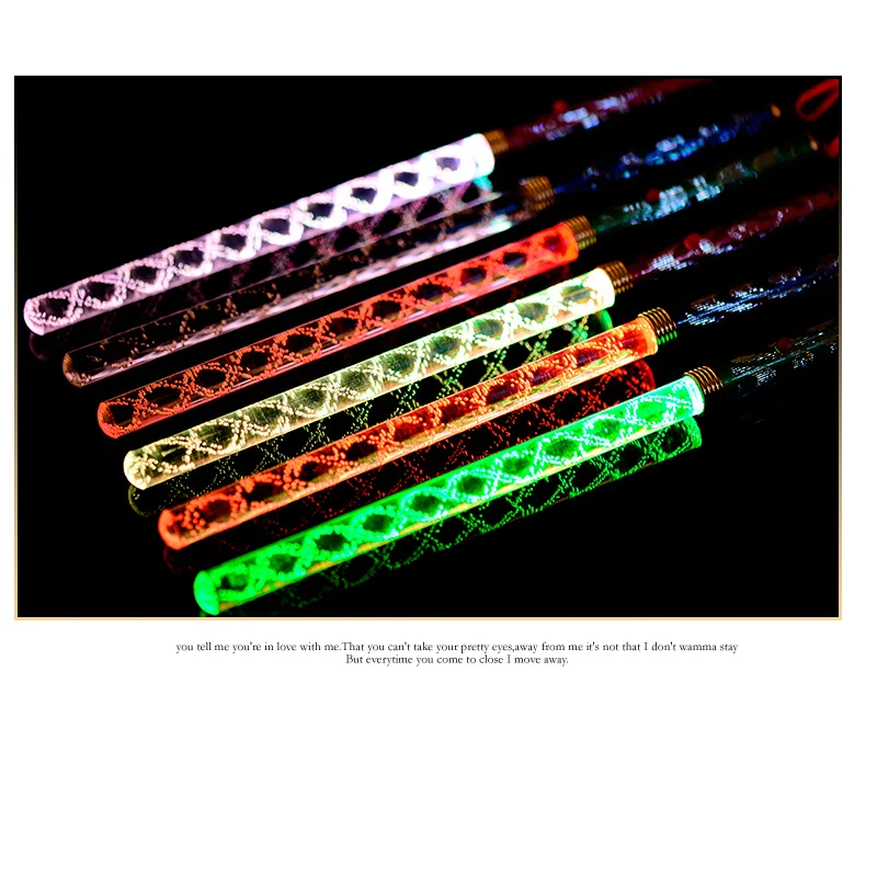 LED Party Acrylic Flashing Sticks For Neon Party LED Class party Concert Wedding Celebration Festival Decoration Party Supplies