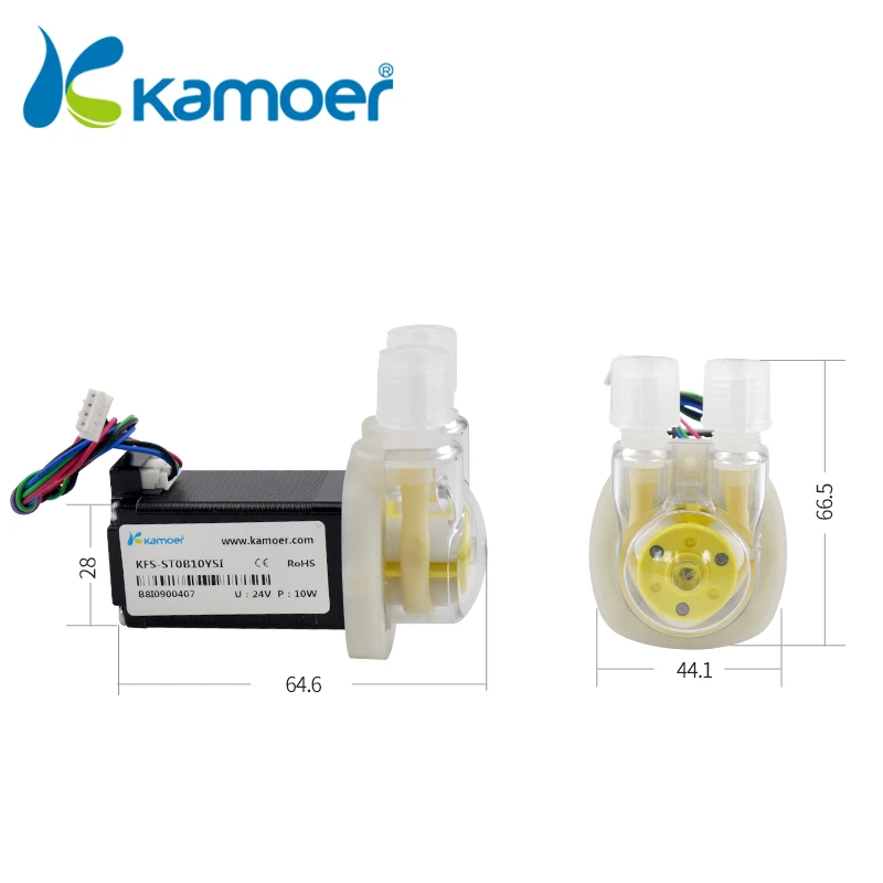 Kamoer KFS Микро перистальтический дозаторный насос 24V с шаговый двигатель для Горячая Электрический аквариум