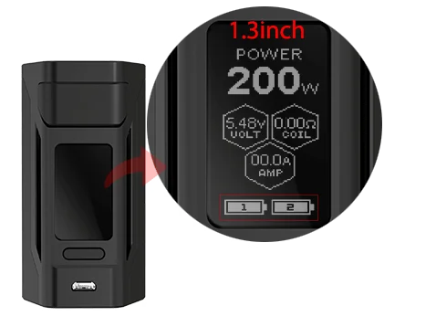 WISMEC рел RX2 20700 Vape Комплект 200 Вт с Gnome Бак 4 мл 20700/18650 Ом/ом испаритель No батарея
