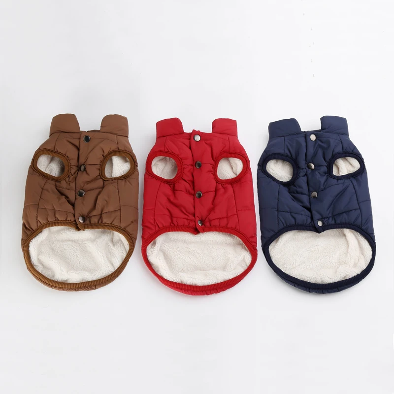 Зимнее мягкое пальто для домашних животных теплая флисовая куртка щенков и