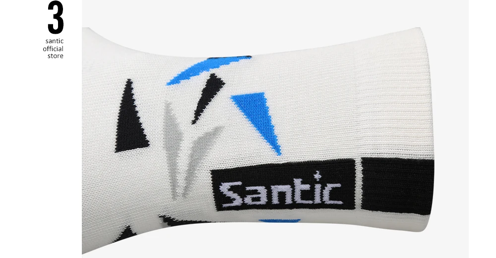 Santic, мужские и женские носки для велоспорта, спортивные носки для бега, марафона, футбола, велосипеда, велосипедные носки, эластичные антисептические, 3 пары, M8C09081