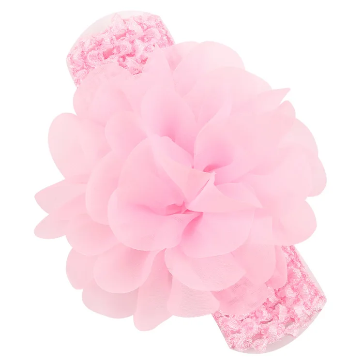 Baby Girls Chiffon Flower Headbands Hair Band Crochet Headband Accessories Headwear 20pcs Per Lot | Детская одежда и обувь
