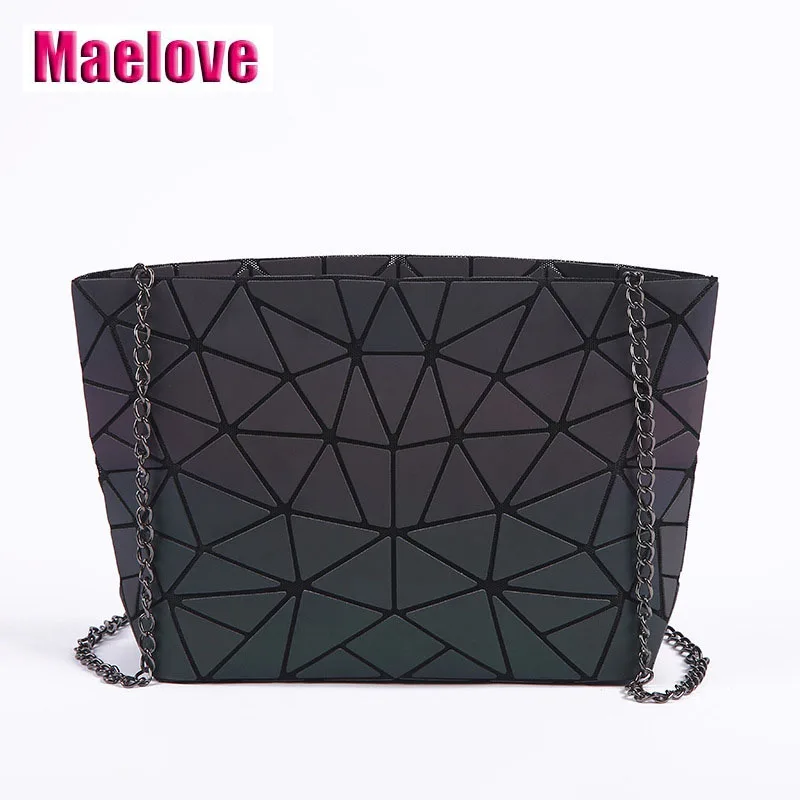 DISCOUNTS Luminous bag Women Geometric handbag female luxury clutch chain shoulder geometry Free Shipping | Багаж и сумки