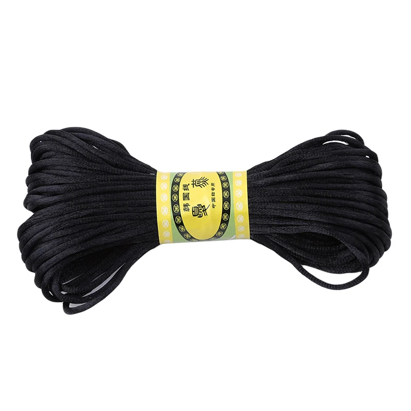 

20M/Lot Silicone Teething Bead Necklace Satin Cords DIY String Cord Nylon Rope Accessary&Findings For Baby Jewelry Cord