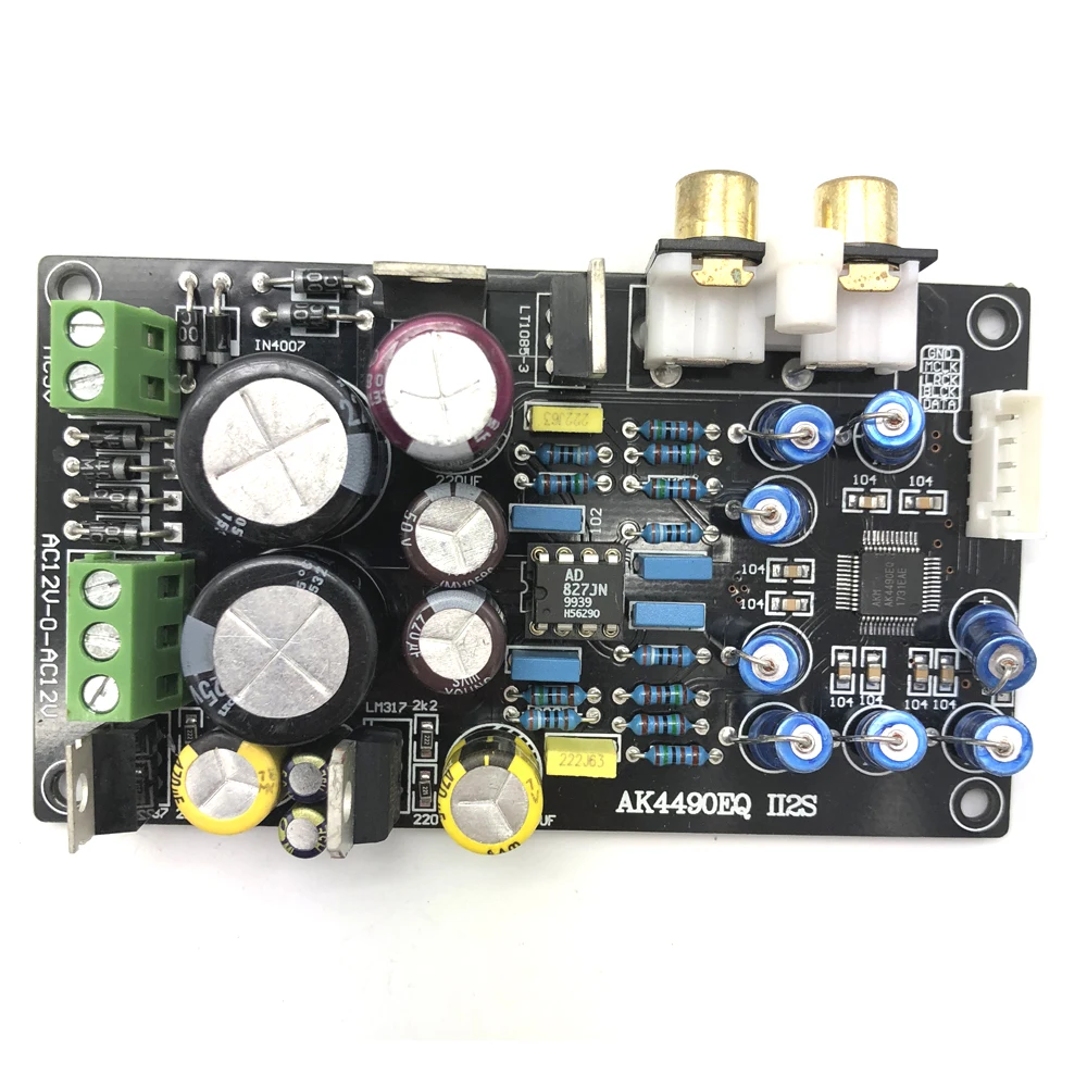 Lusya в собранном виде AK4490EQ AK4490 II2S DAC декодер поддержка 32BIT 768K декодер G6-008