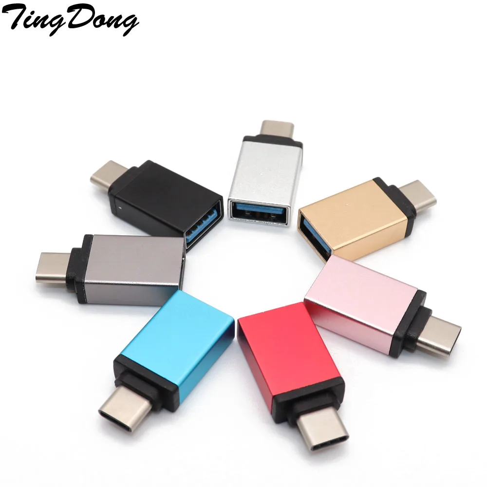 Адаптер Type C для USB OTG конвертер 3 0 конвертировать в порт адаптер зарядки