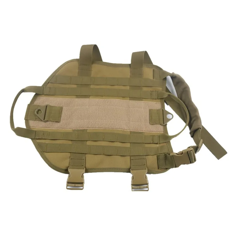 Тактический Жилет Molle для собак Привязь перевозки с вытягивающей ручкой
