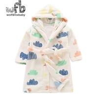 retail 2 10 years cotton nightgown flannel home robes childrens home service autumn fall winter