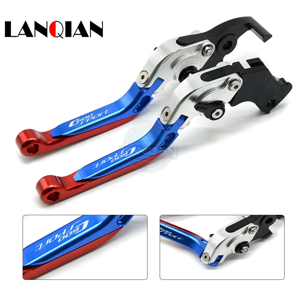 CNC алюминиевый мотоцикл сцепные рычаги C600 для BMW Sport 2011 2015 2013 2014 с логотипом
