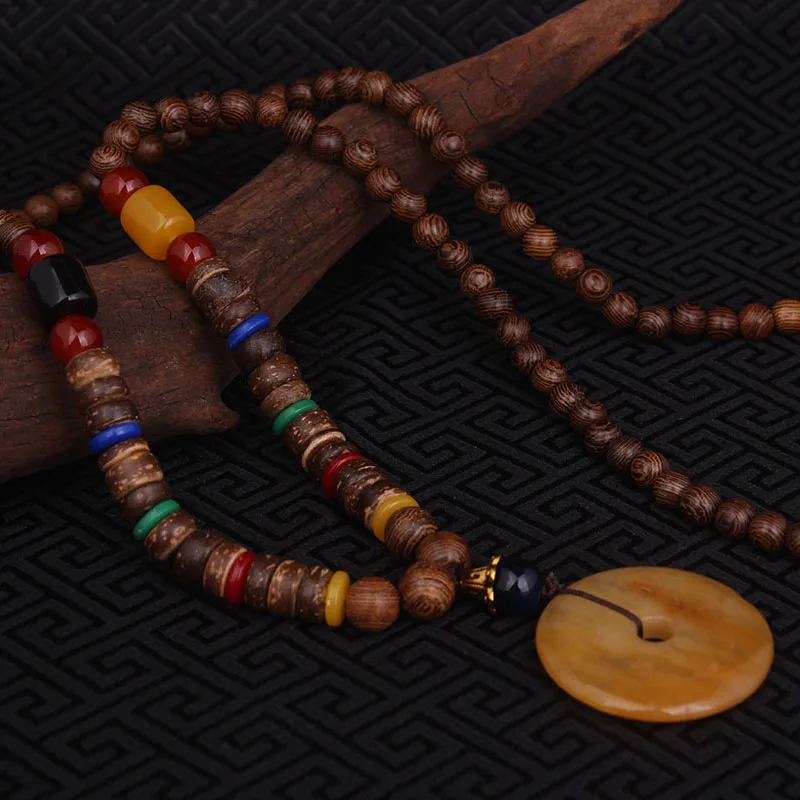 Evade мир высокая имитация новое ожерелье желтый ювелирные изделия в непальском