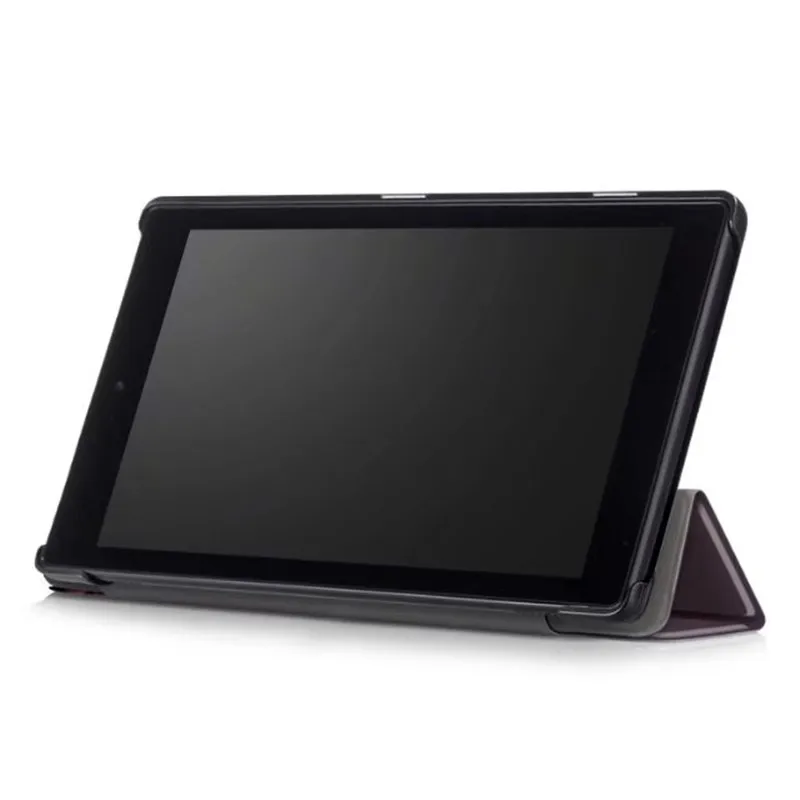 Для Amazon kindle fire hd 8 чехол с принтом из искусственной кожи с подставкой умный чехол для сна Funda для kindle fire hd8