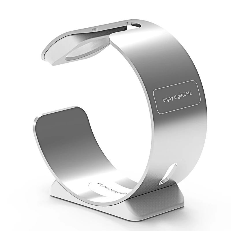 Подставка-держатель для Apple Watch 4/2/1 ТПУ + алюминий 42 мм 38 подставка apple watch