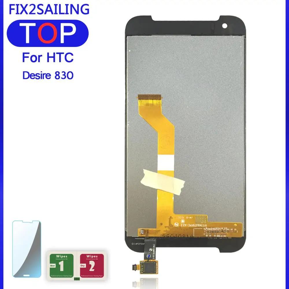 Для HTC Desire 830 ЖК-дисплей кодирующий преобразователь сенсорного экрана в сборе