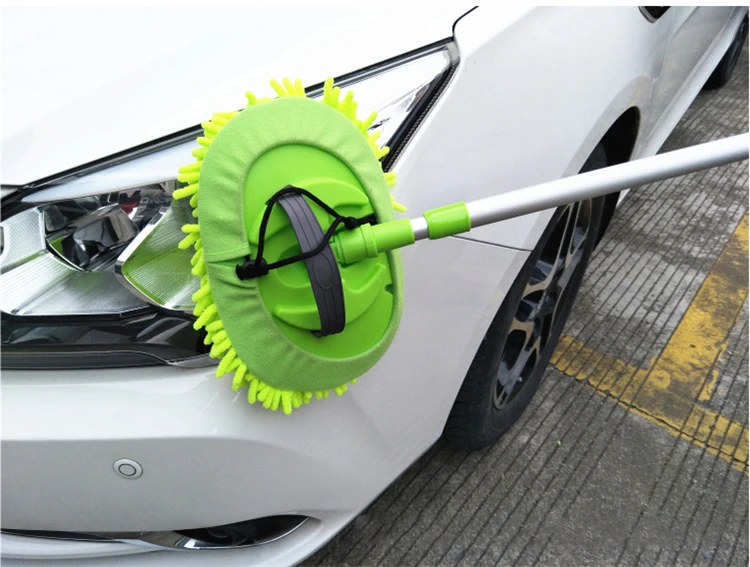 Синель автомобильный пылесос с настраиваемой ручкой автоматическая щетка для очистки стекла мыть тряпкой колеса пыли выдвижной воск автомобиля тампон X6