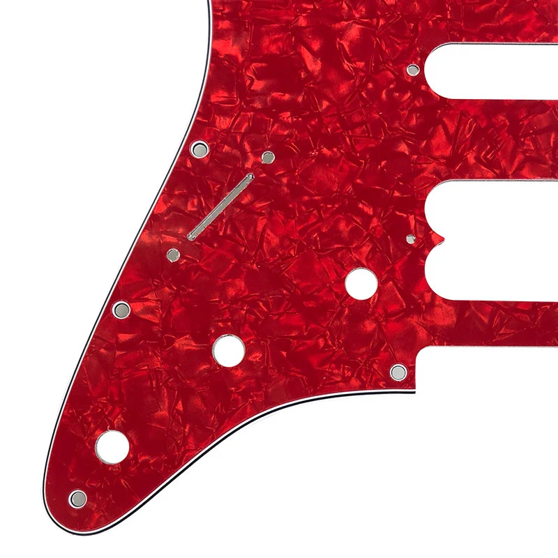 Детали для гитары Pleroo накладки левой руки с 11 винтами брызговиков Startocaster HSH