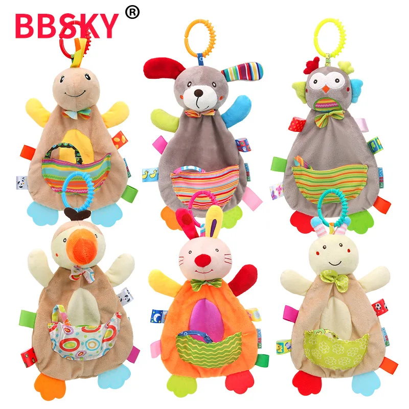 

Baby Rattles Mobiles Soft Baby Toys 0 12 Months Towel Bed Bell Cute Animal Christmas Crib Bebe Stroller Montessori Gift