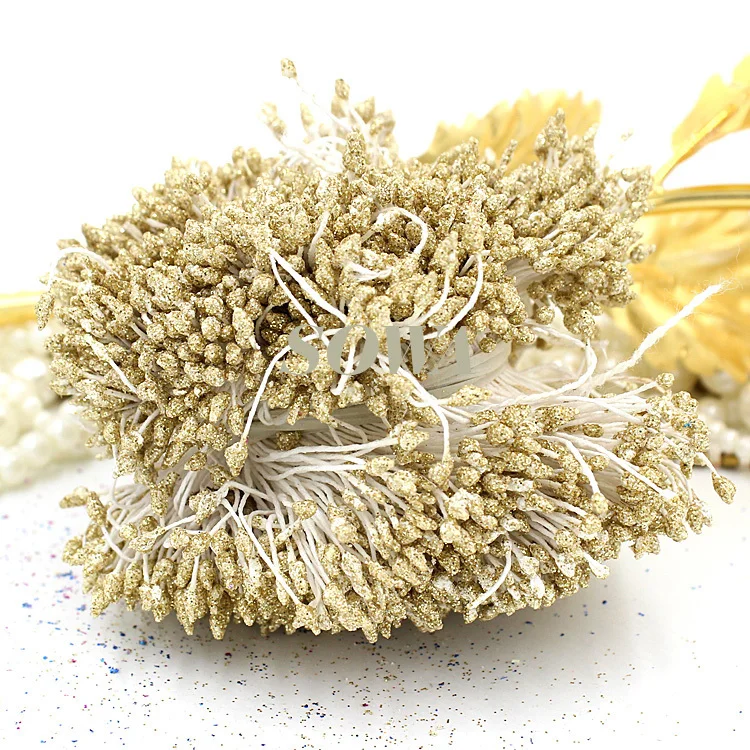 Бесплатная доставка 3 мм бежевый серый цвет Двойные головки Цветочный блеск