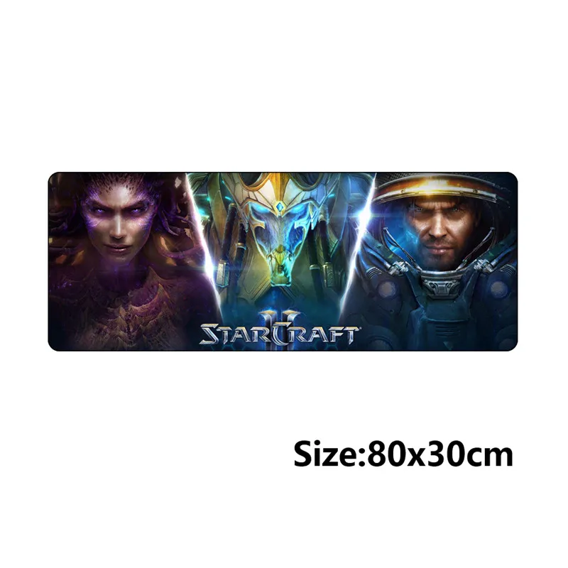 A 800*300 большой игровой коврик для мыши starcraft 2 800*300 мм оверлок ПК игровой для starcraft2 игровой коврик для мыши Скорость - Цвет: A