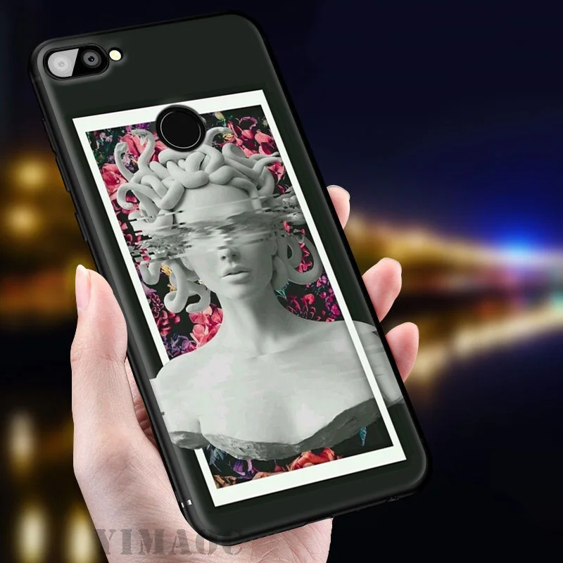 Yimaoc David статуи искусство мягкий чехол для huawei Honor вид 20 10 8X8 8C 6A 7A 7X 7C Lite рro Y9 Y7 Y6 Prime