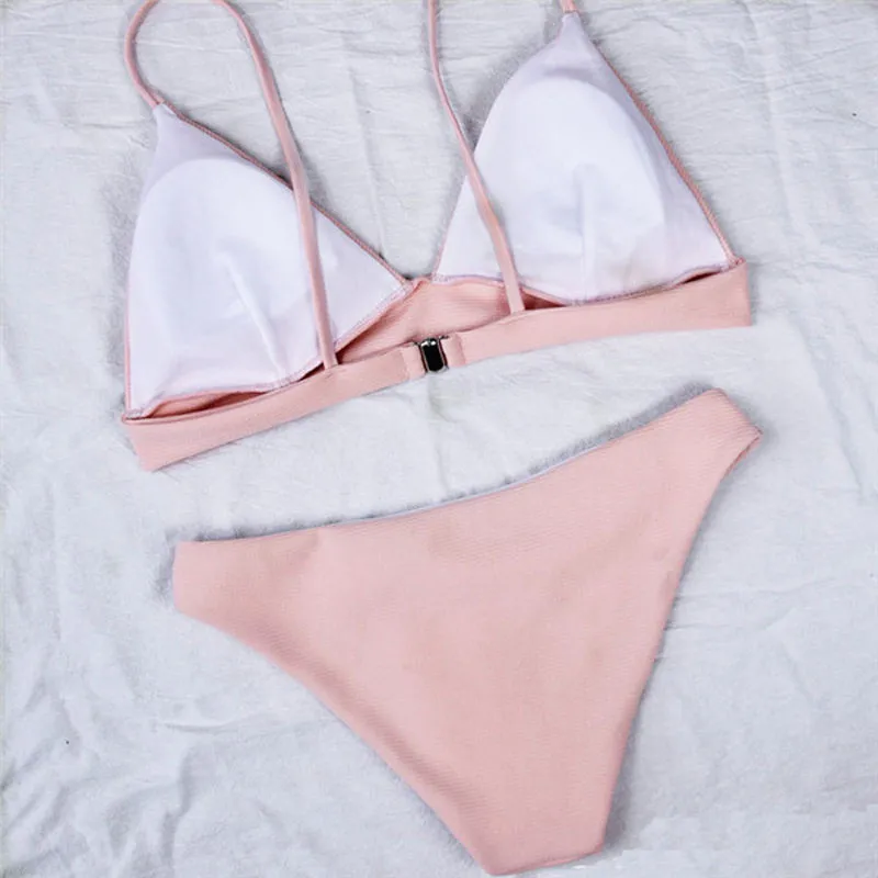 Бикини 2019 купальный костюм женский бюстгальтер с мягкими чашечками комплект